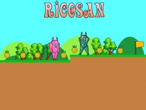 Ricosan: Pineapple Platformer Online Arcade Game