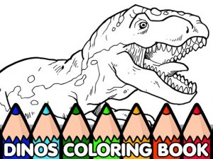 Dinos Coloring Book Online Coloring Game