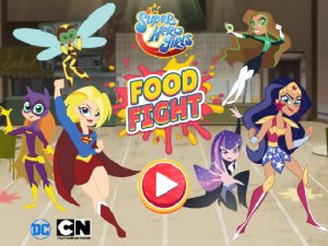 DC Super Hero Girls: Food Fight Online Arcade Game