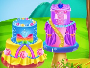 Princess Dress Cake Online Game - Baking Game