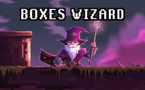 Boxes Wizard: Pixel Puzzle Platformer Online Game - Puzzle Game