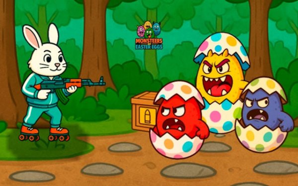 Monsters of Easter Eggs: Egg Hunter Action Online Game
