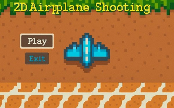 2D Airplane Shooting Game