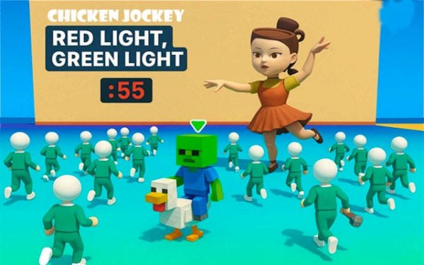 Chicken Jockey: Red Light Green Light