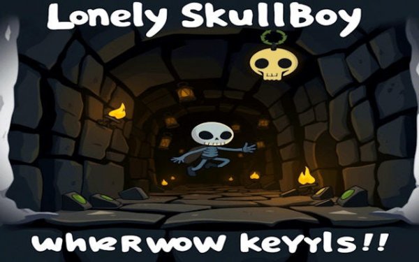 Lonely Skullboy Dungeon Adventure - Puzzle Platformer Game