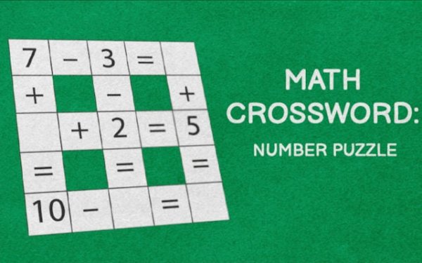 Math Crossword: Number Puzzle Game Online