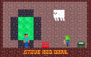 Steve Red Dark: Portal Adventure Online Arcade Game